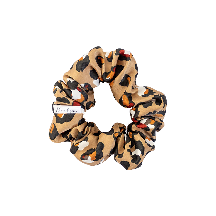 Scrunchie (Petite) - Caramel Leopard