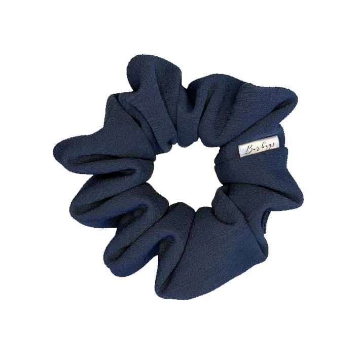 Scrunchie (Petite) - Soft Navy Crepe Knit